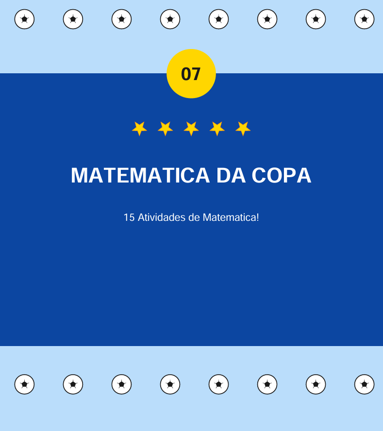 Atividade do Kit Copa Educativa 2026 — R12